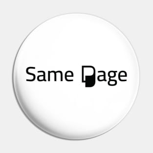 Same Page Pin