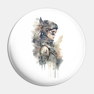 Steampunk Water Colour Woman - V1.02 Pin