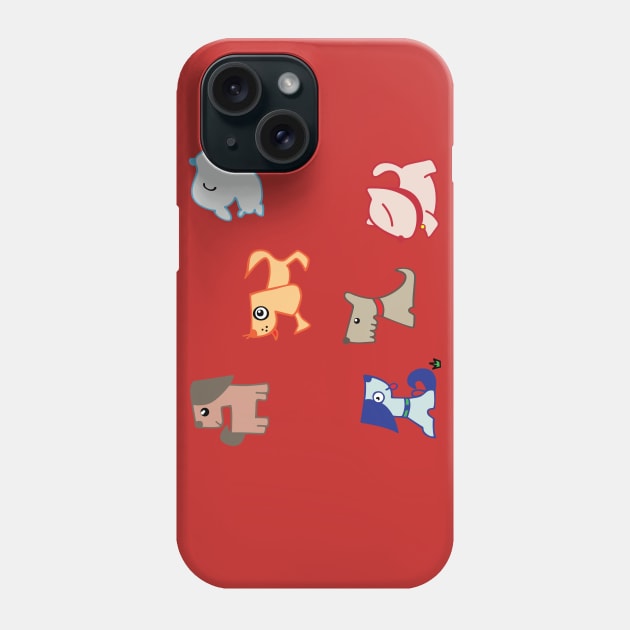 Dog Art (Mixed Breed) Phone Case by YasudaArt