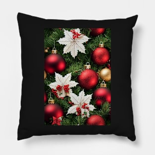 Christmas Seamless Pattern, Christmas Decorations #25 Pillow