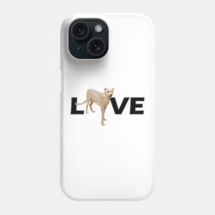 Cheetah - I love cheetah Phone Case