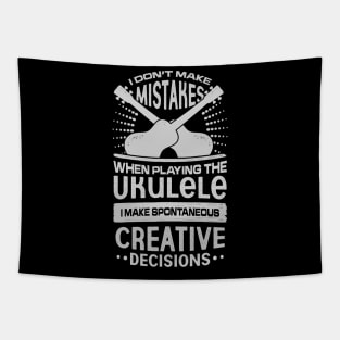 Funny Ukulele Player Gift Tapestry