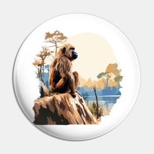 Baboon Pin