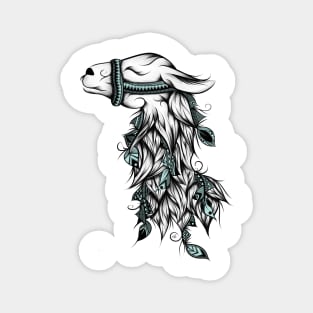 Poetic Llama Magnet