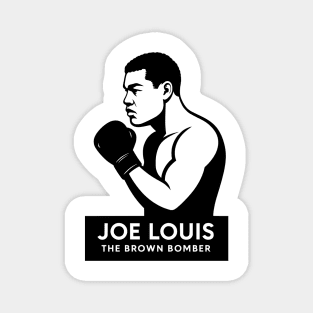 Joe Louis "The Brown Bomber" Magnet