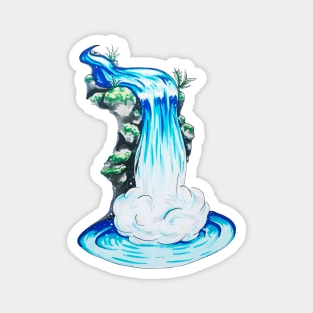 Blue Waterfall Magnet