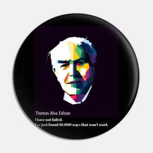 Thomas Alva Edison Pin