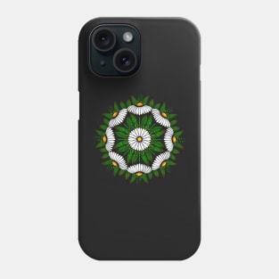 Crazy Daisies In The Round Phone Case