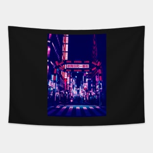 Shinjuku street Japan Tapestry