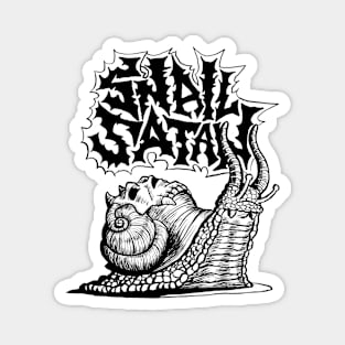 SNAIL SATAN b&w version Magnet