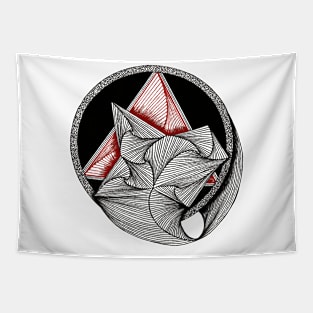 Abstract twist Tapestry