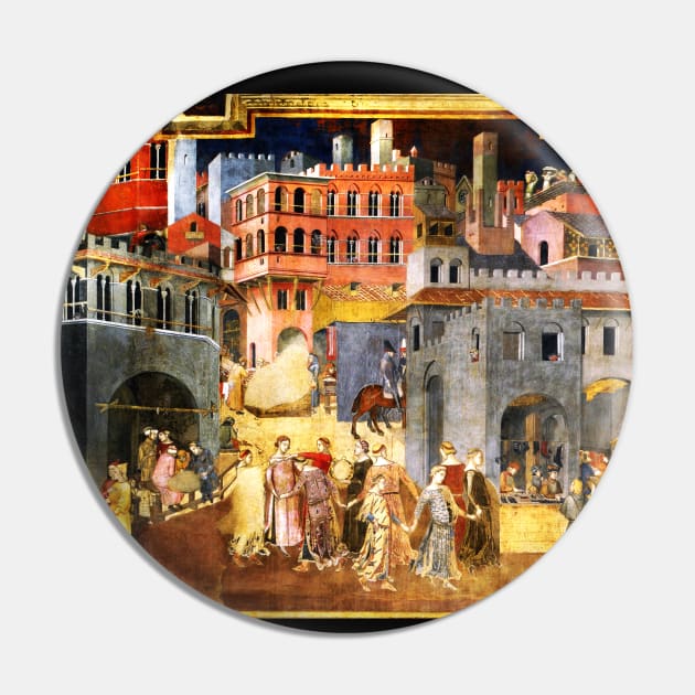 EFFECTS OF GOOD GOVERNMENT IN THE MEDIEVAL CITY SIENA by AMBROGIO LORENZETTI Pin by BulganLumini