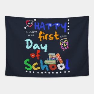 Funny Teachers Students Back to School Gift First Day of School Apparel Tapestry