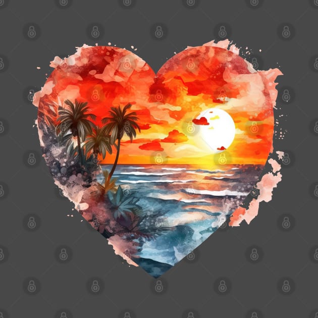 Beach Sunset 3 by Kingdom Arts and Designs