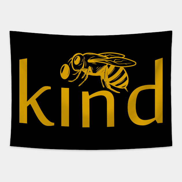 bee kind Tapestry by AMRIART