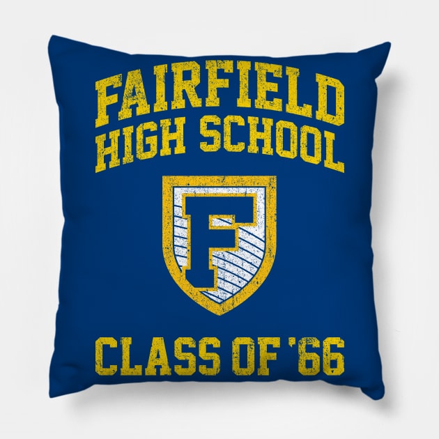 Fairfield High School Class of 66 Pillow by huckblade