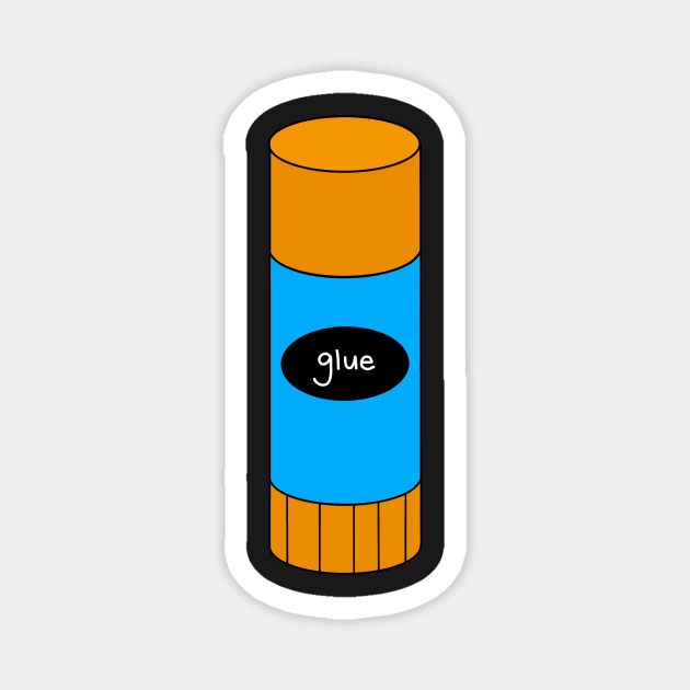 Glue Stick Clip Art Magnet by Poohdlesdoodles