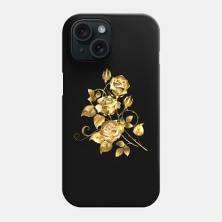 Composition of Gold Roses Phone Case
