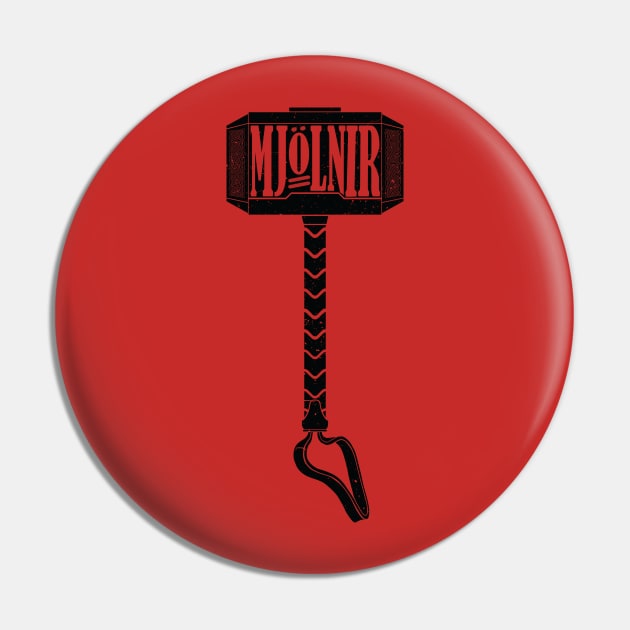 MJOLNIR - HAMMER OF THE GODS Pin by LionHeadCreative