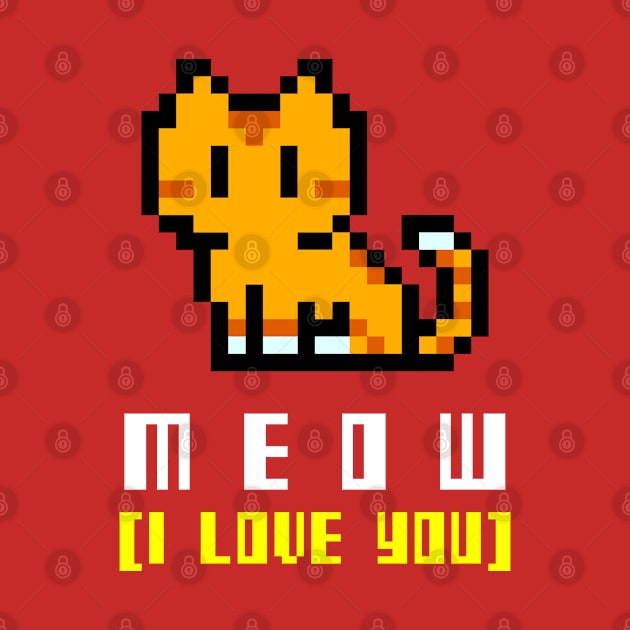 meow i love you by amillustrated