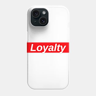 Loyalty // Red Box Logo Phone Case