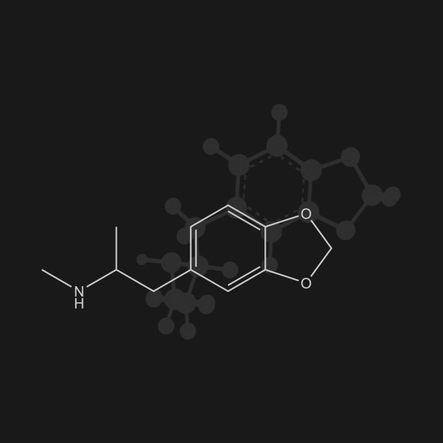 Ecstasy Molecule by ChemECool