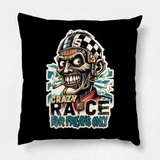 Crazy Race - Zombie NASCAR Pillow