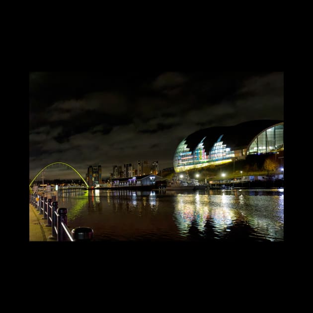 River Tyne Reflections by Violaman