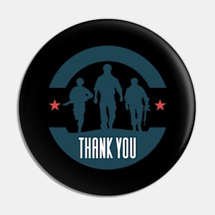 Thank You Veterans Pin