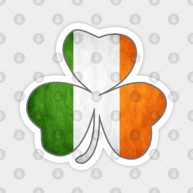 Tricolor Shamrock Magnet by ianscott76