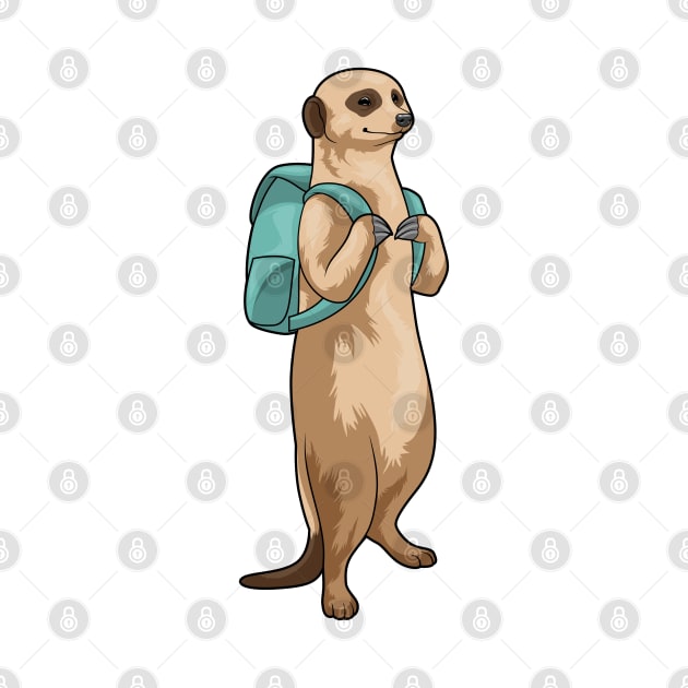 Meerkat School Bag by Markus Schnabel