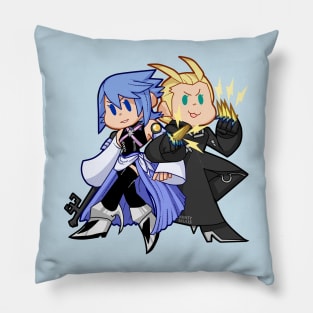 Aqua and Larxene - Arm in Arm Pillow