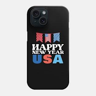 Happy New Year Usa America Birthday Phone Case