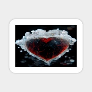 Broken Frozen Heart Art   /  Broken Hearts Unwind Designs Magnet