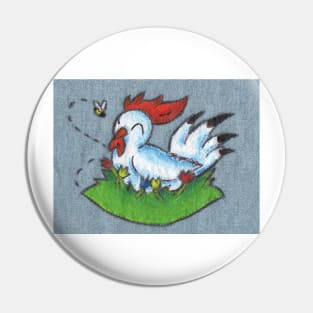 Spring Chicken Pin