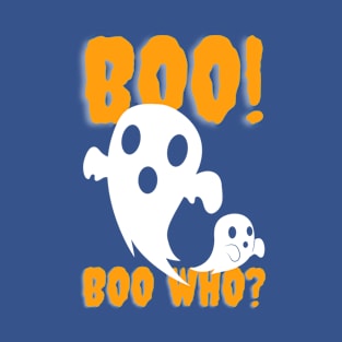 Friendly ghost Here for the boo who halloween costume party design T-Shirt