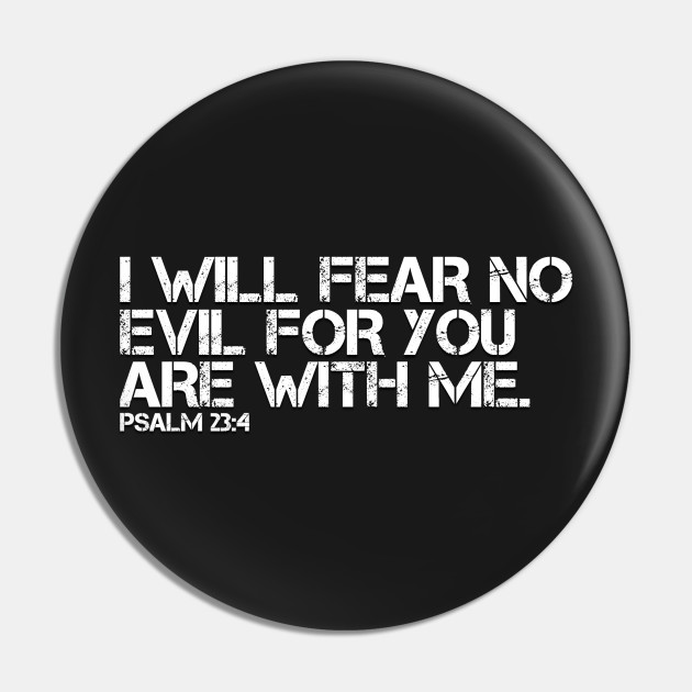 i will fear no evil bible verse