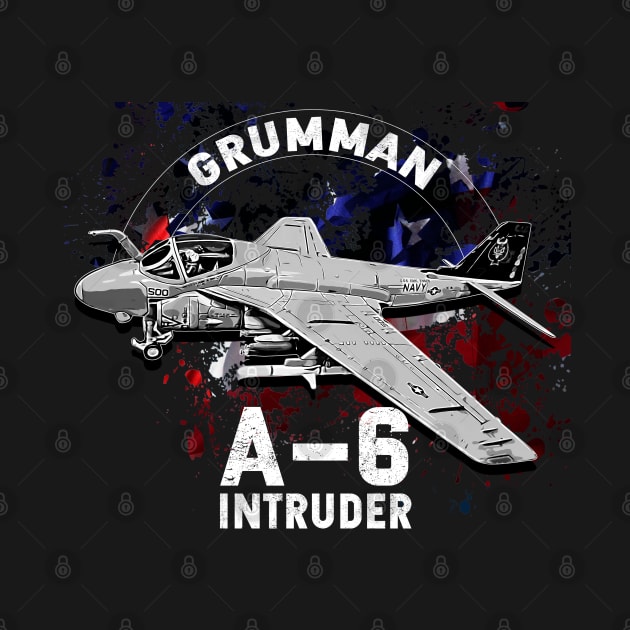 Grumman A-6 Intreduer warplane by aeroloversclothing