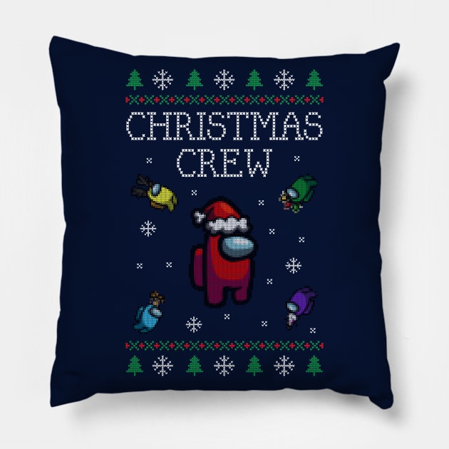 Christmas Crew ✅ Pillow by Sachpica