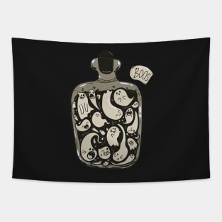 Halloween Jar Of Boos Tapestry