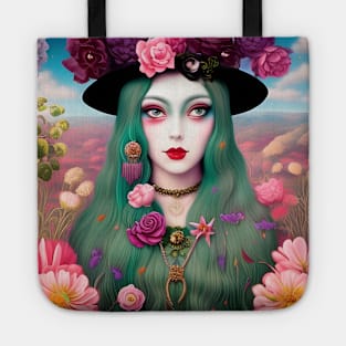 In Her Hair she Wore Flowers Tote