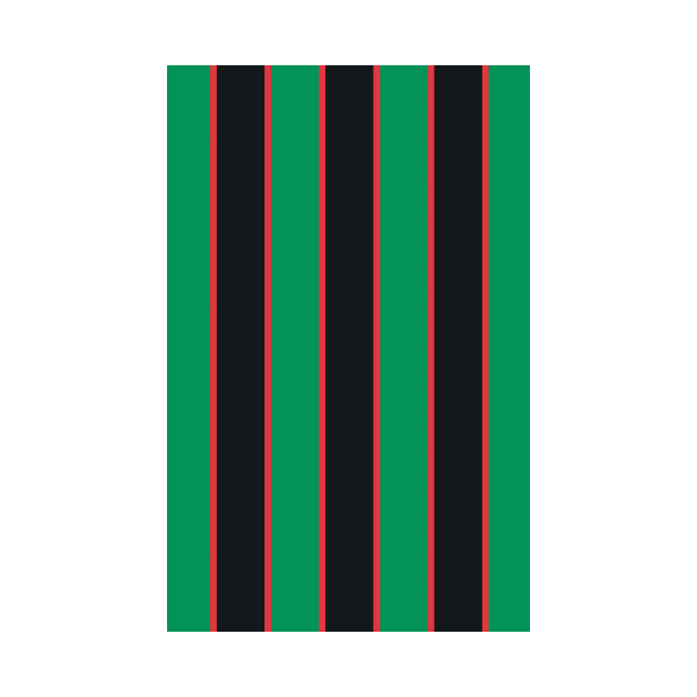 Villa Retro 1993 - 95 Green Black and Red Striped by Culture-Factory