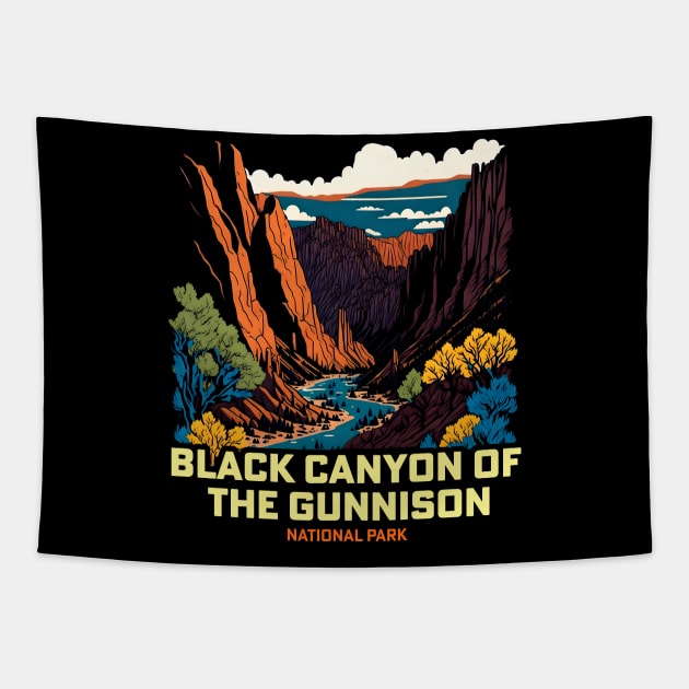 Black Canyon of the Gunnison National Park (Colorado) Tapestry by T-shirt US