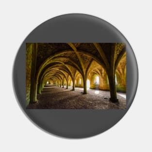 The Vaulted Cellarium, Fountains Abbey Pin