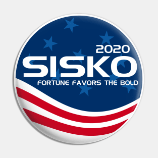 Sisko 2020 Parody Campaign Sticker Pin