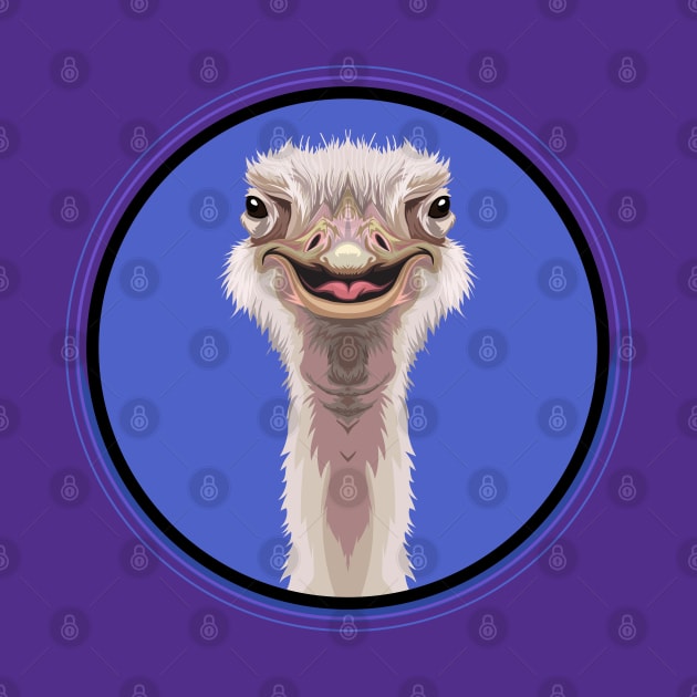 Ostrich Circle by Peppermint Narwhal
