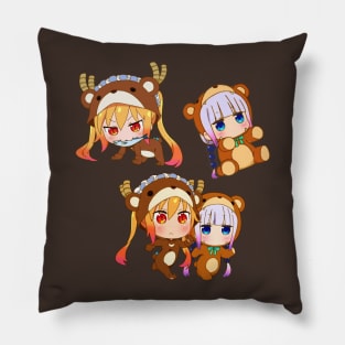 bear dragons Pillow