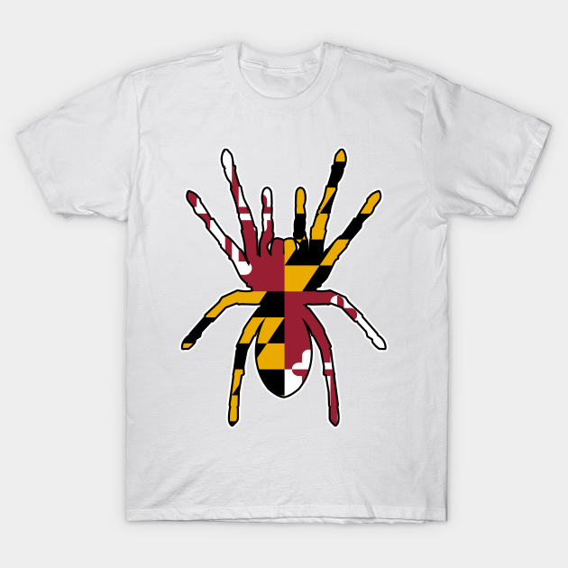 Discover Tarantula Maryland Flag - Spider Marylan Flag - T-Shirt