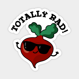 Totally Rad Cute Veggie Radish Pun Magnet