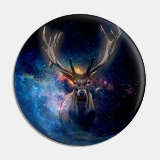 Deer Power Animal Pin